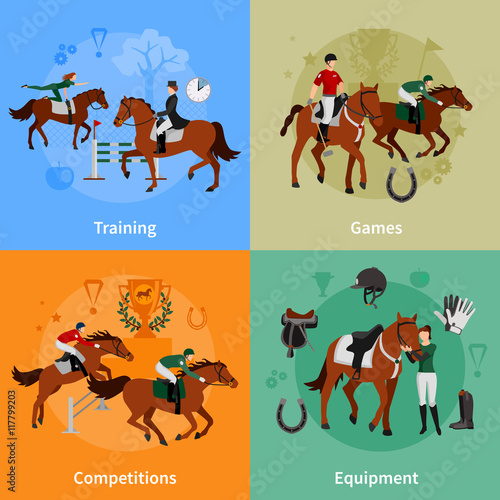 Horse Rising Sport 2x2 Design Concept