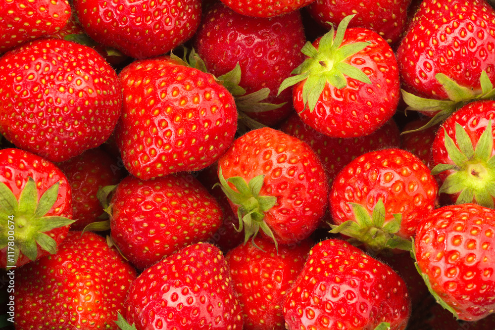 background filled with strawberries background filled with strawberries