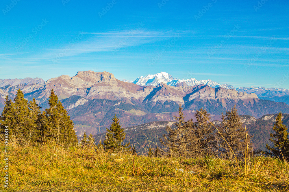 Fototapeta premium Montagne - Semnoz