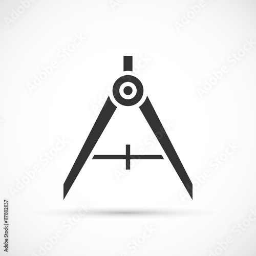 Divider icon on white background