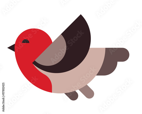Illustration of a little bird