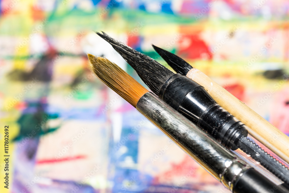 different size brushes for different styles (chinese, sumi, wate different size brushes for different styles (chinese, sumi, wate