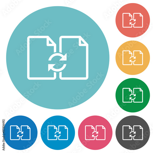 Flat Swap documents icons