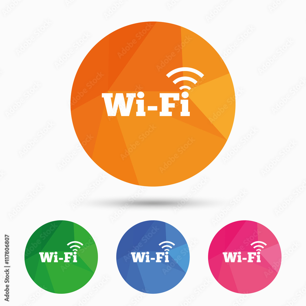 Free wifi sign. Wifi symbol. Wireless Network. Free wifi sign. Wifi symbol. Wireless Network.