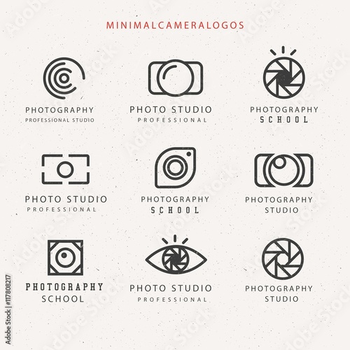 Minimal camera logos pack