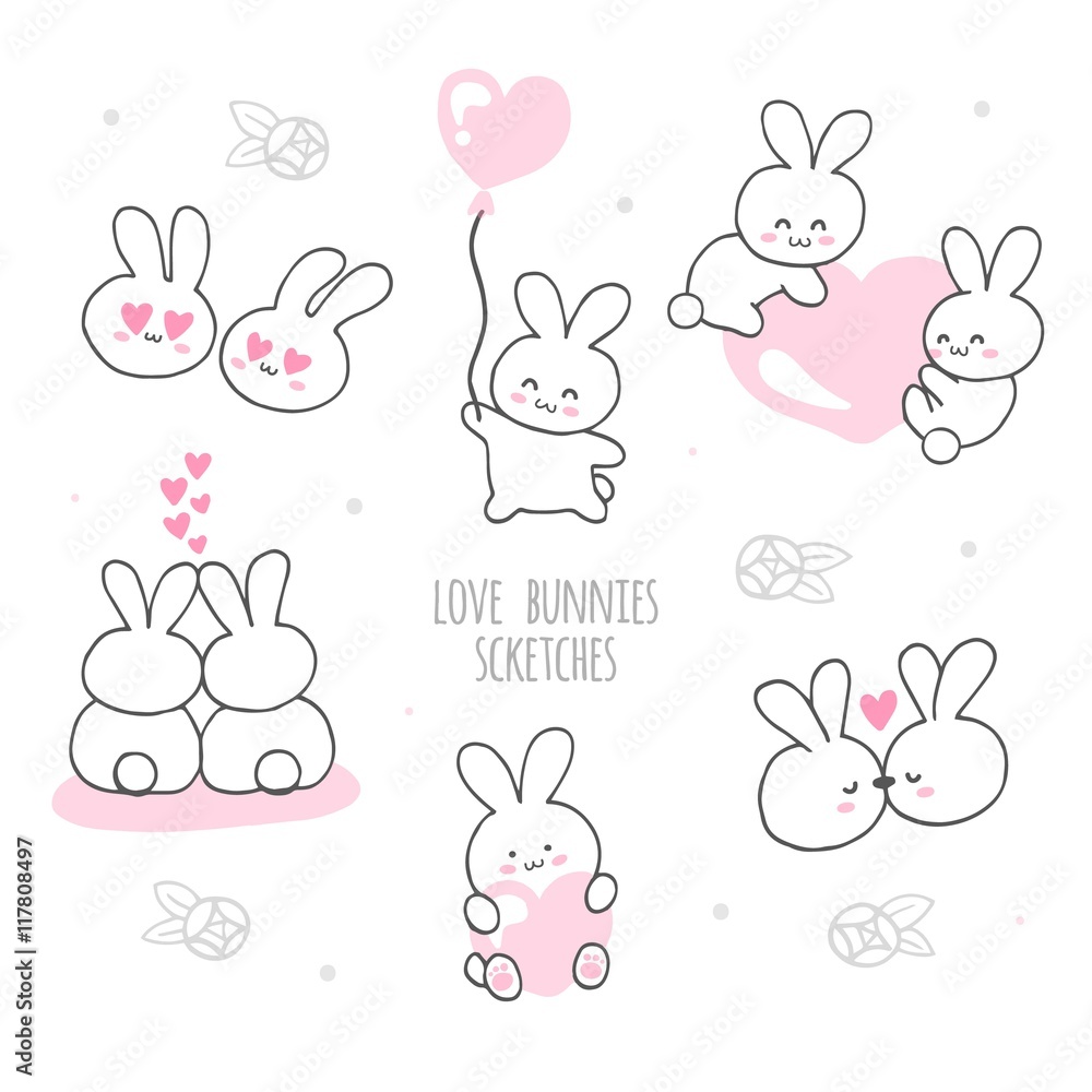 Love bunnies sketches Love bunnies sketches