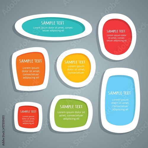 Funny text boxes set