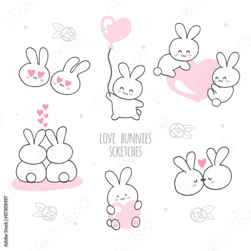 Love bunnies sketches