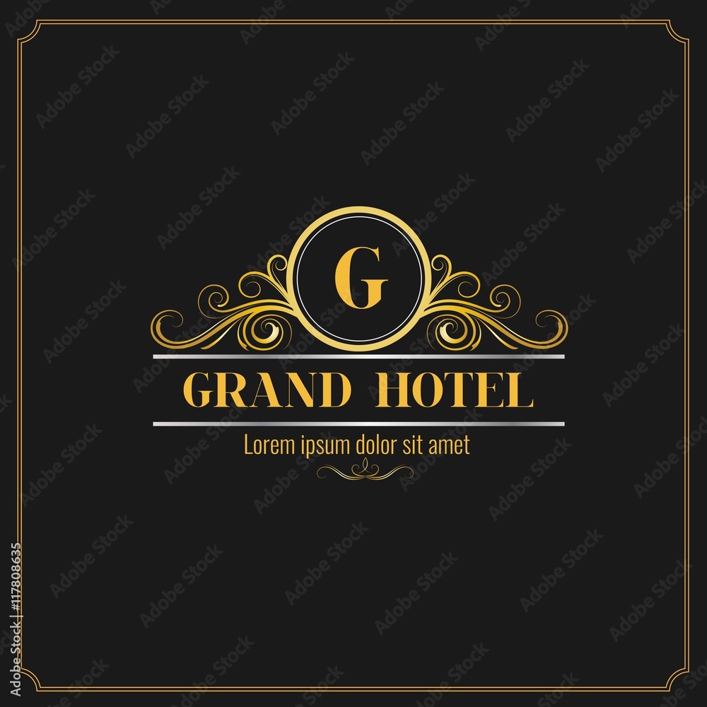 Elegant and luxury hotel logo Elegant and luxury hotel logo