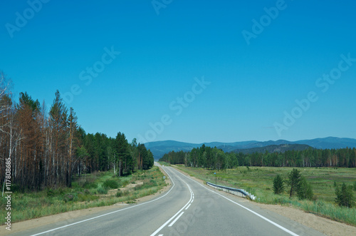 Motorway in Buryatia. © Fanfo