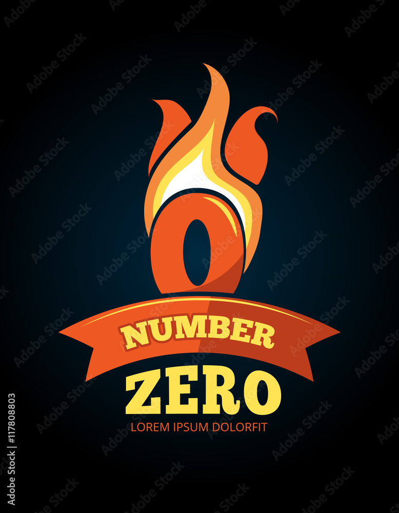 vector icons set of Flaming Numbers. vector icons set of Flaming Numbers.