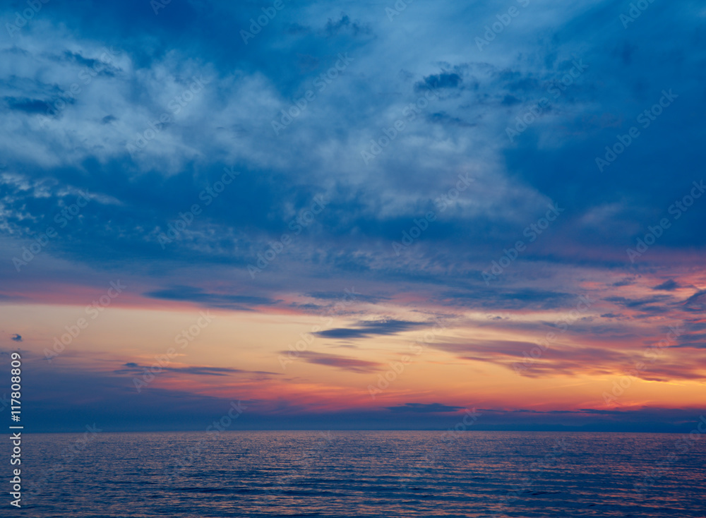 Lake Baikal at sunset