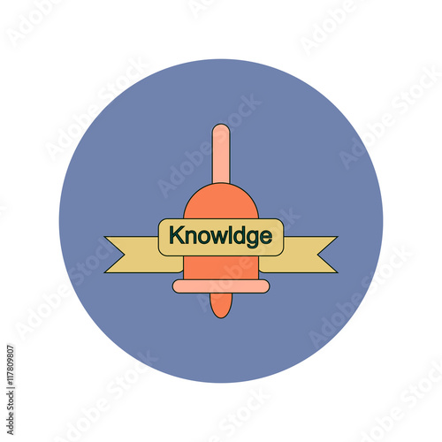 Back to School and Education Vector Flat Design bell