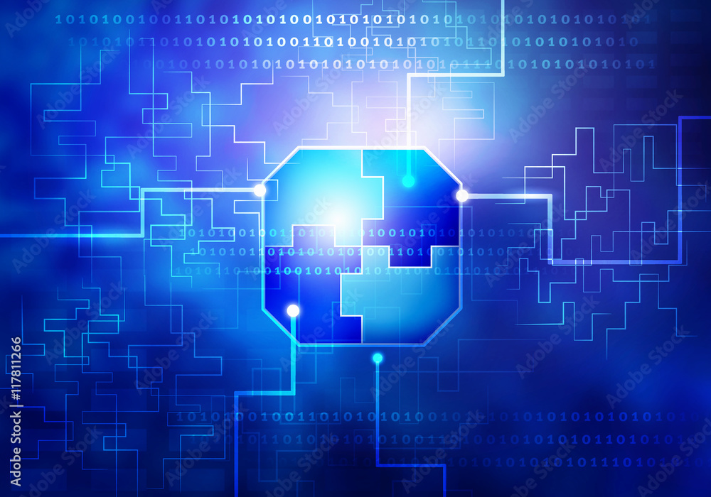 Fototapeta premium Curcuit board background