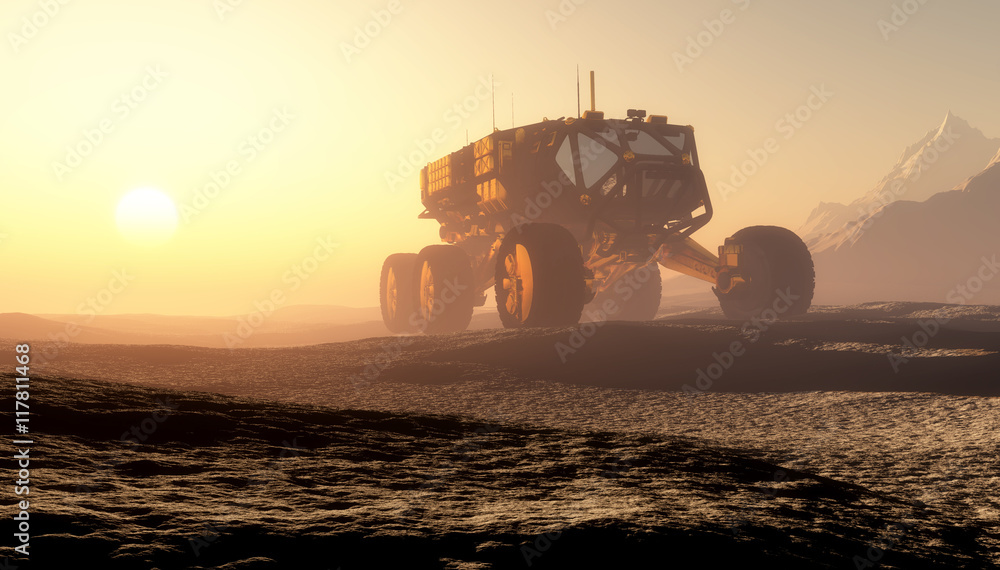 Fototapeta premium Space transport