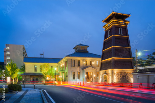 Tower of Tokino kane in Koshu Yume Kouji in Kofu photo