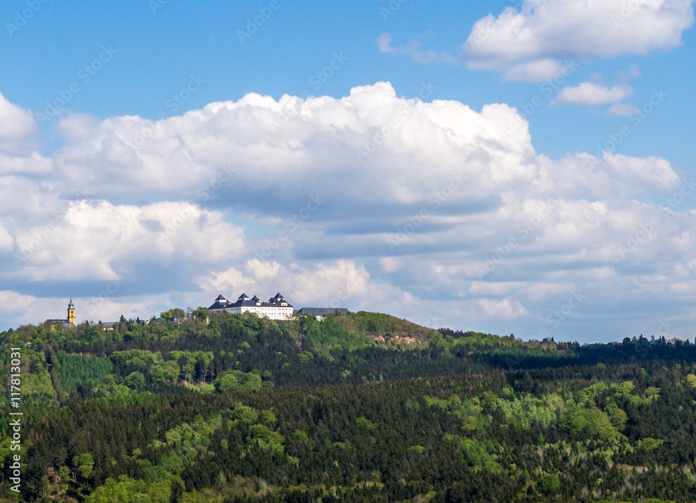 Blick auf die Augustusburg