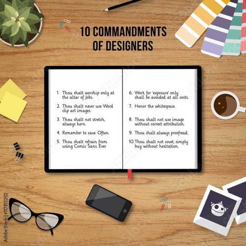 10 commandments of designers