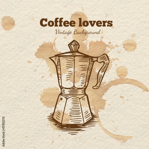 Coffee maker drawn