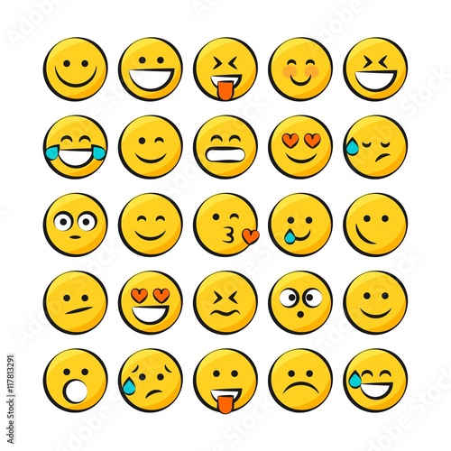 Yellow smiley pack