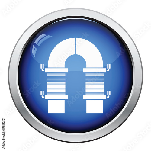 Electric magnet icon