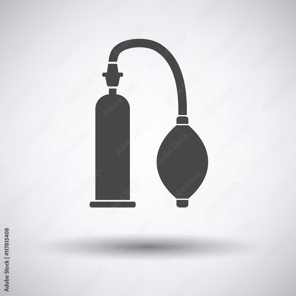 Obraz premium Vacuum penis machine icon