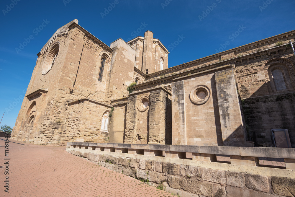 La Seu Vella cathedral in Lleida, Catalonia, Spain.