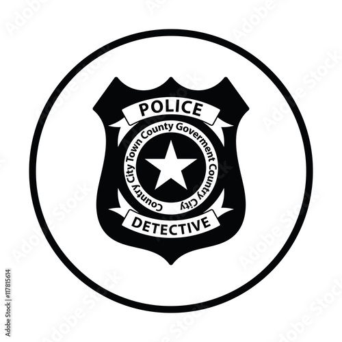 Police badge icon