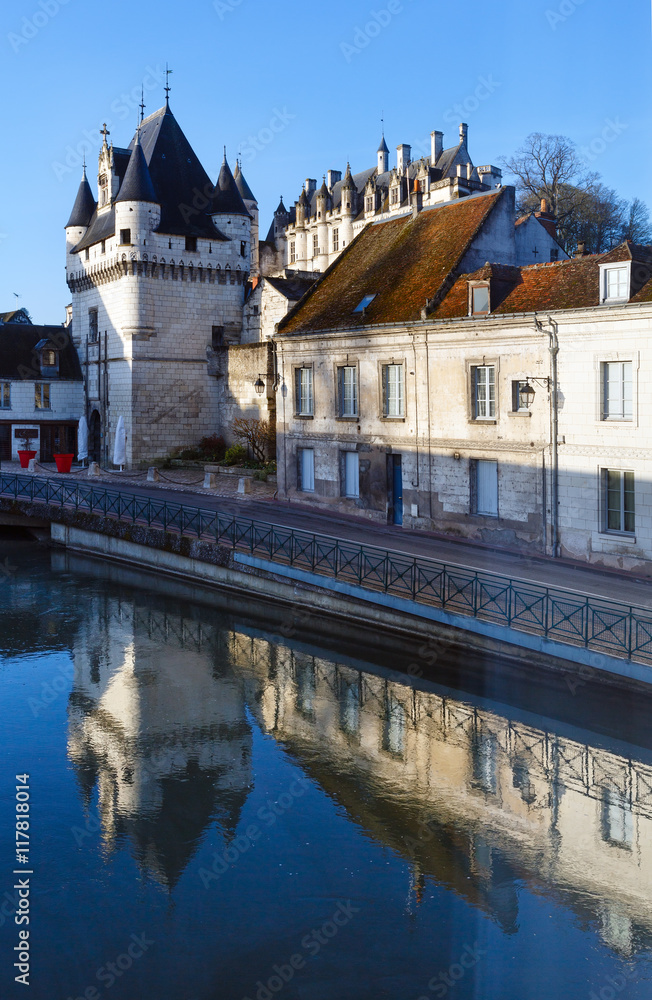  Royal City of Loches (France).