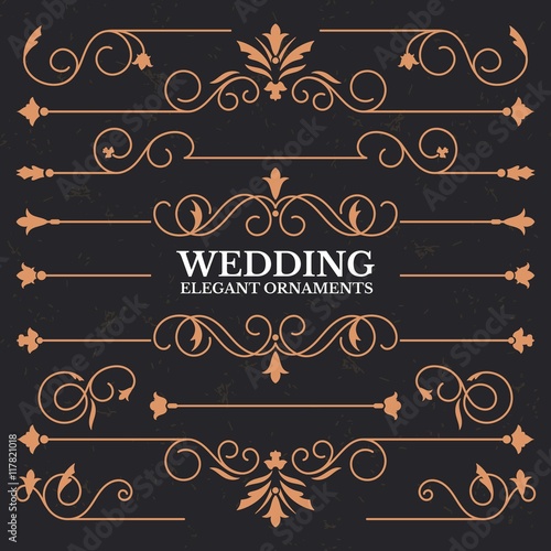 Elegant wedding borders