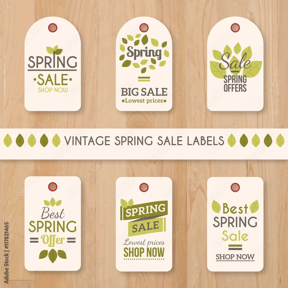 Spring Sale Label Collection