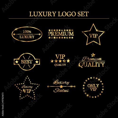Luxury logo set 