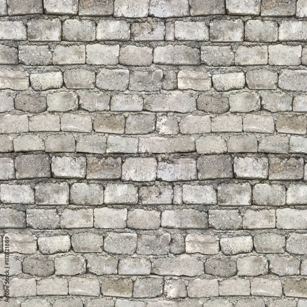 Realistic bricks wall texture