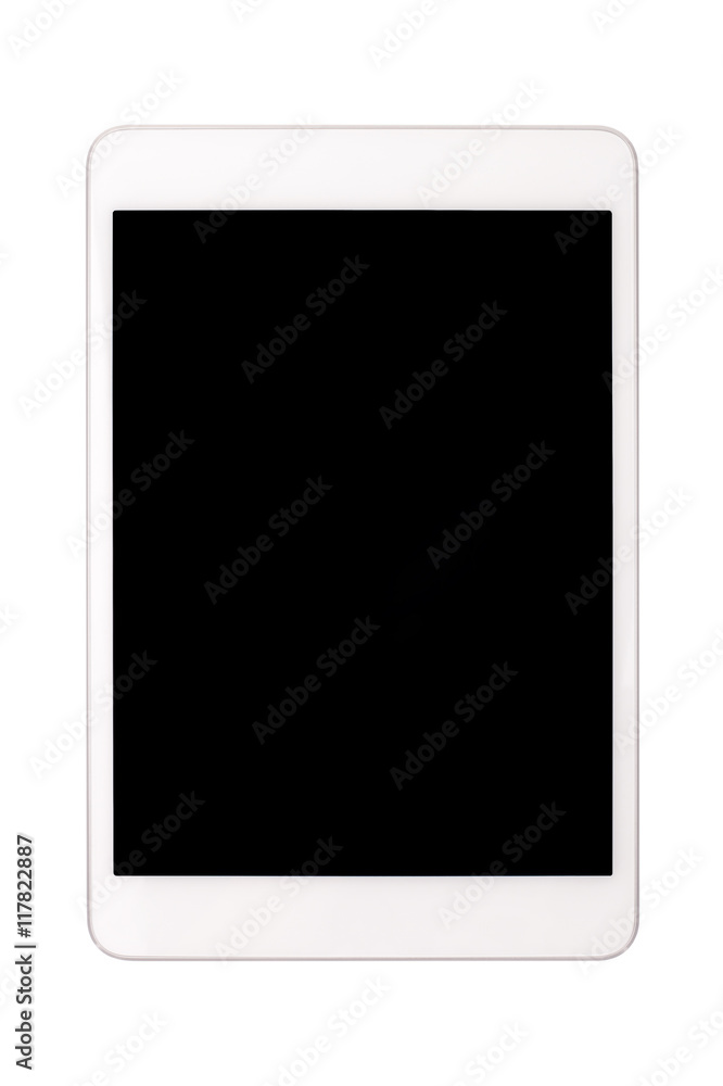 Mobile phone or tablet with blank screen mockup Mobile phone or tablet with blank screen mockup