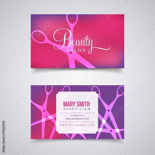 Beauty Salon Business Card