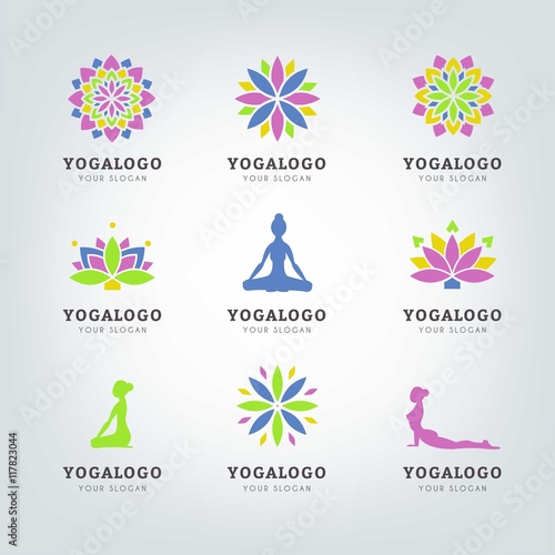 Yoga Logo Set