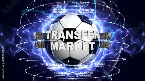 TRANSFER MARKET Text and Earth
