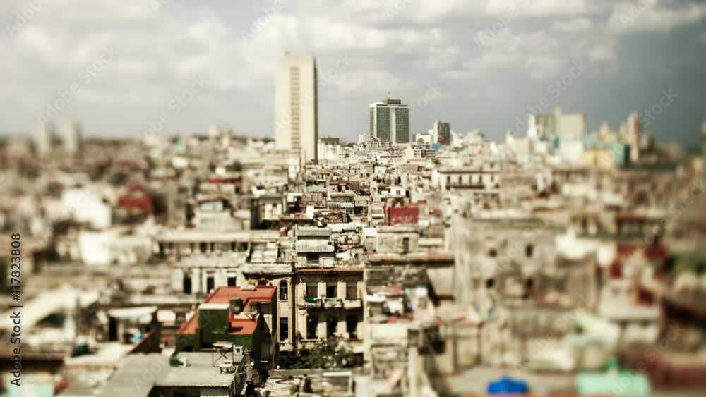 the havana skyline in cuba the havana skyline in cuba