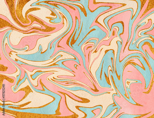 Abstract background. Watercolor marble texture.