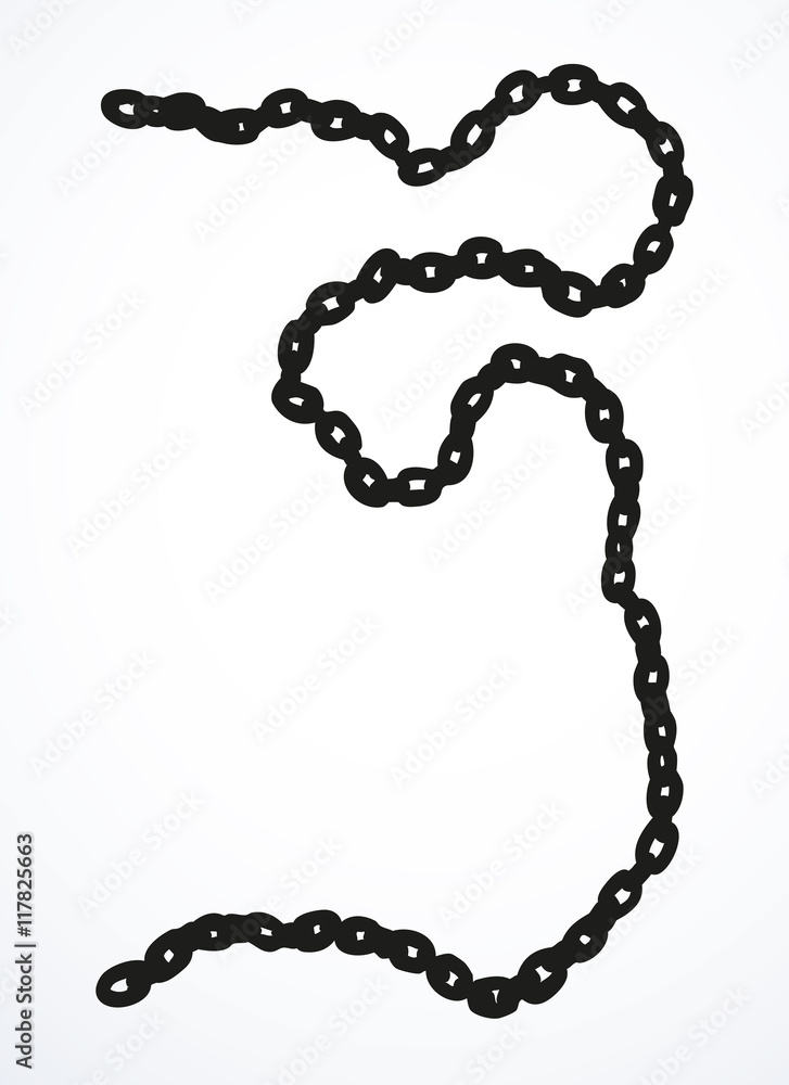 Chain. Vector sketch Chain. Vector sketch