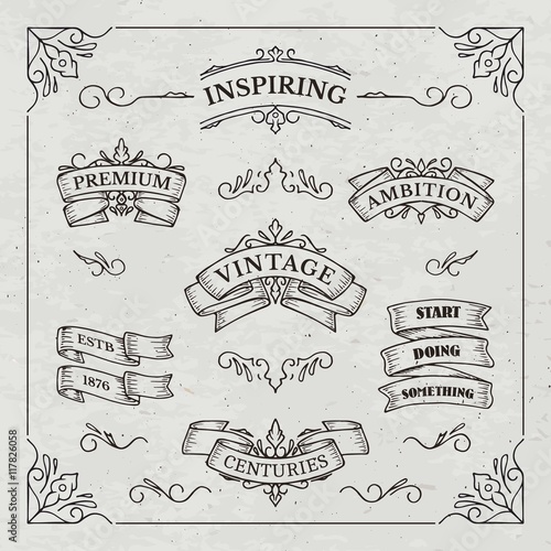 Inspiring vintage ribbons