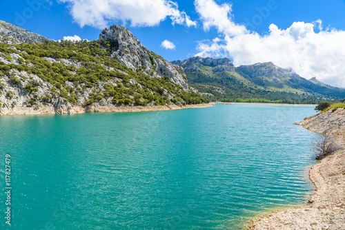 Fototapeta Naklejka Na Ścianę i Meble -  Gorg Blau Lake on Mallorca - beautiufl blue lagoon
