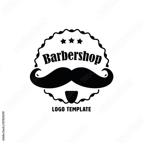 Barbershop Company Logo Template