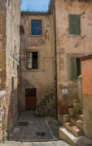 Street scene, Sorano, Tuscany