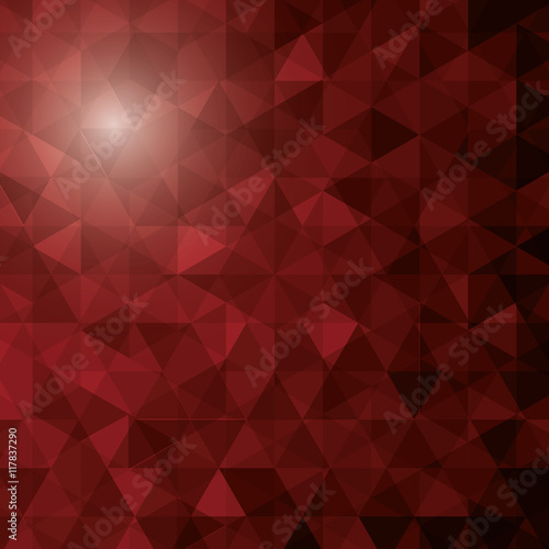 flat design abstract polygon pattern icon vector illustration