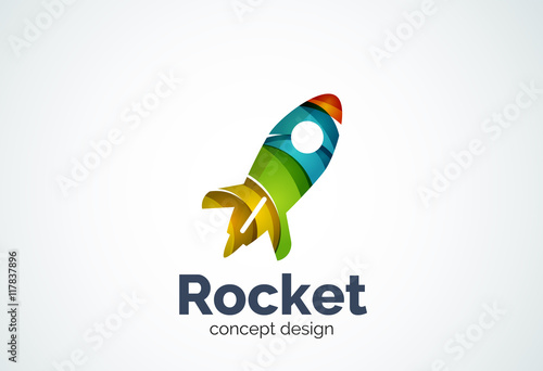 Rocket logo template