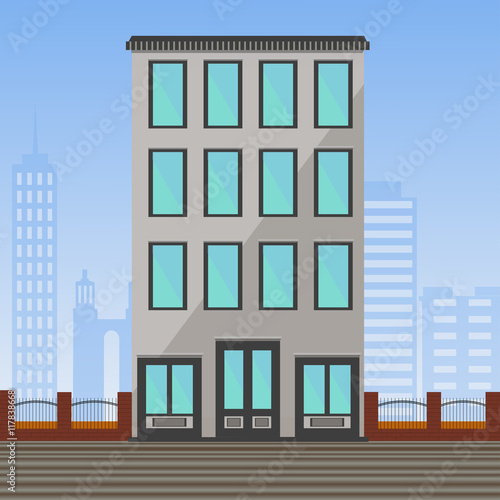 urban landscape. skyscraper business centre