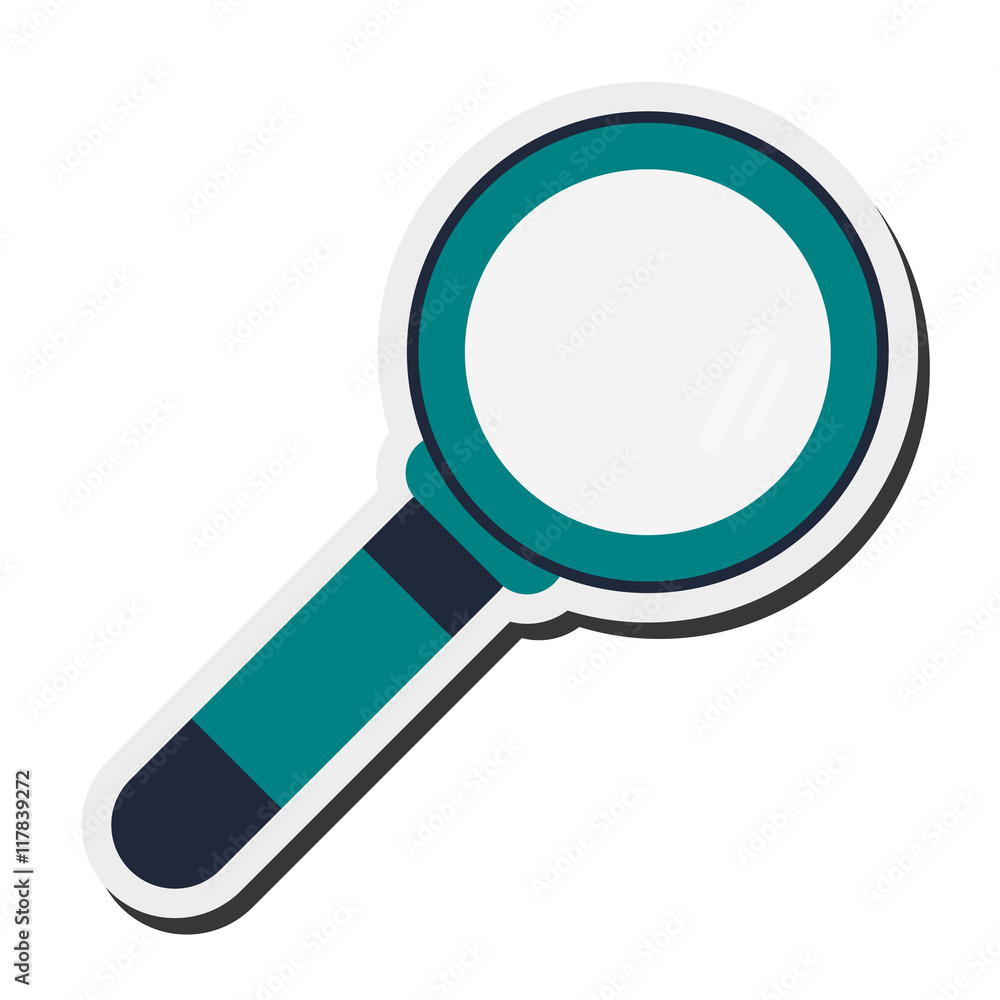 flat design magnifying glass icon vector illustration flat design magnifying glass icon vector illustration