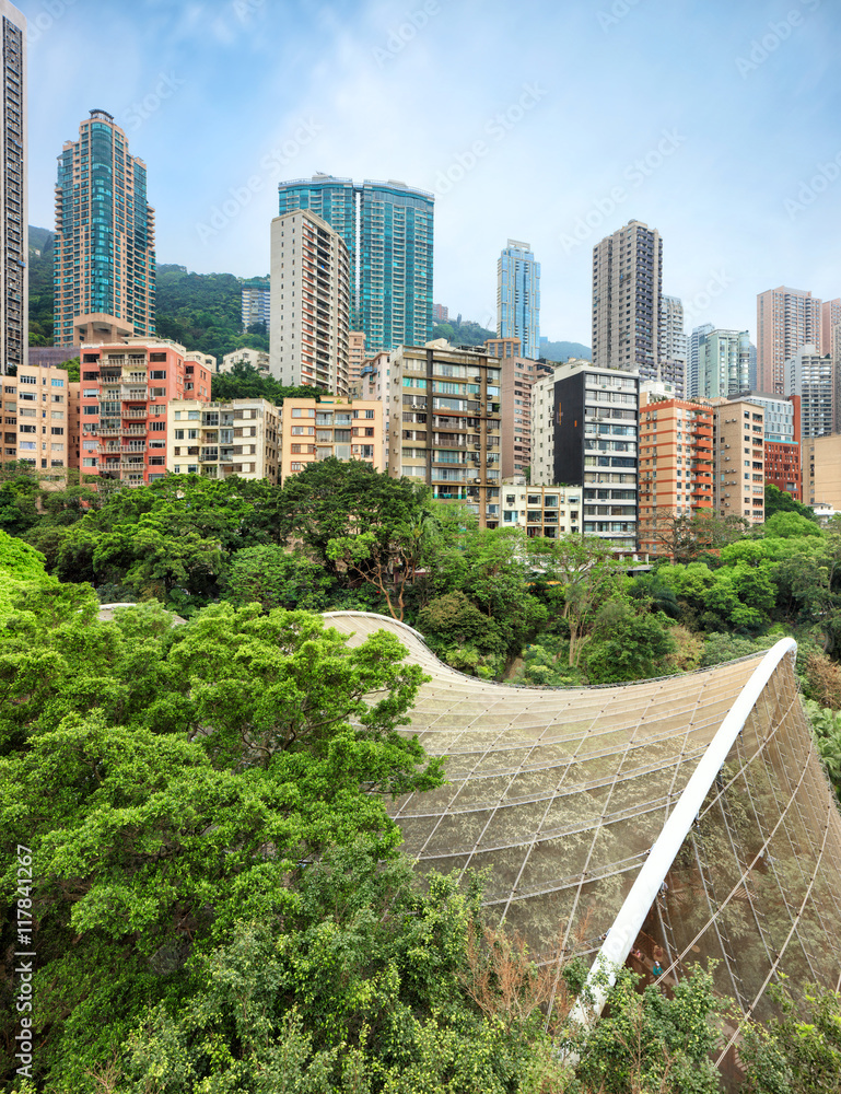 Residencial area of Hong Kong