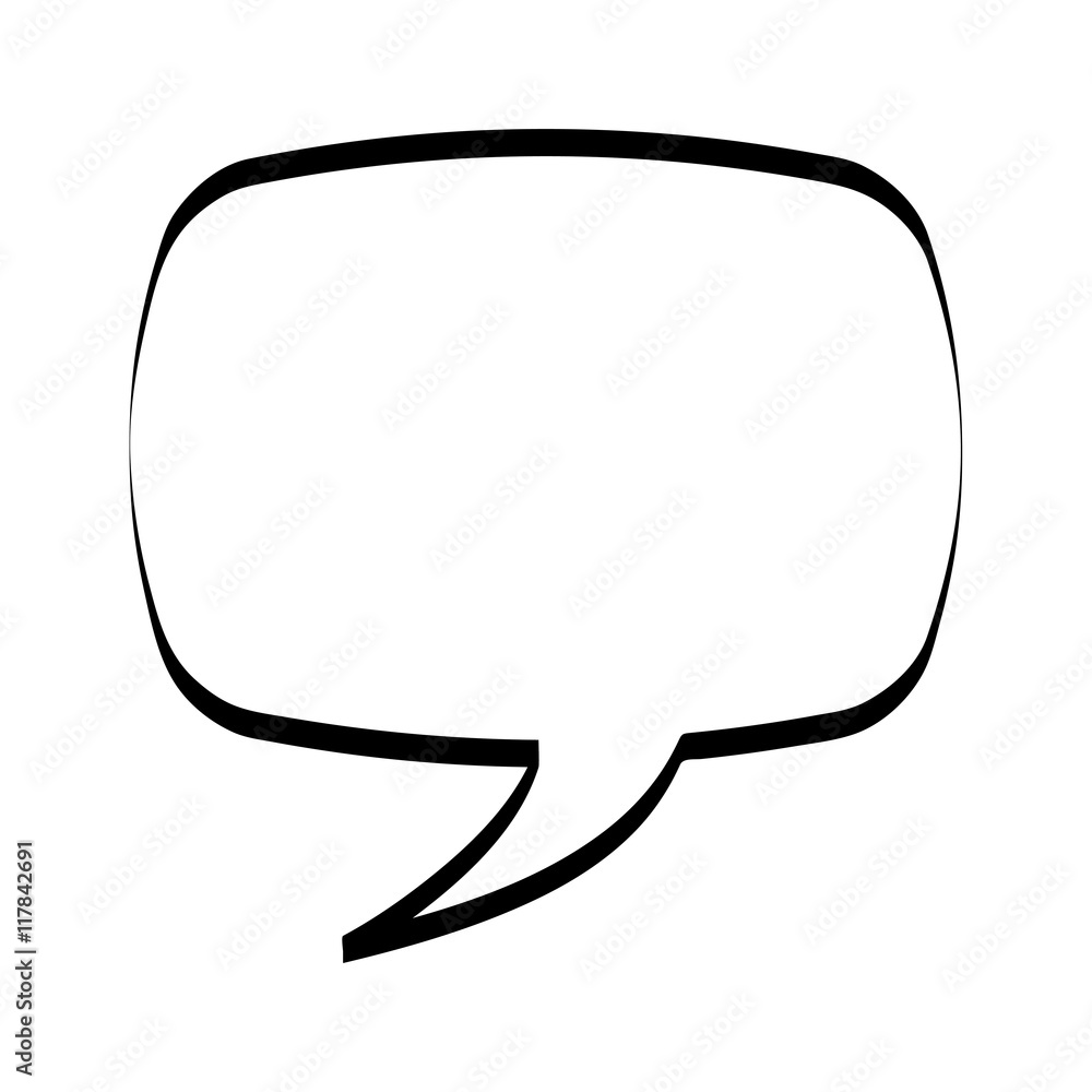 speech bubble monochrome message icon speech bubble monochrome message icon